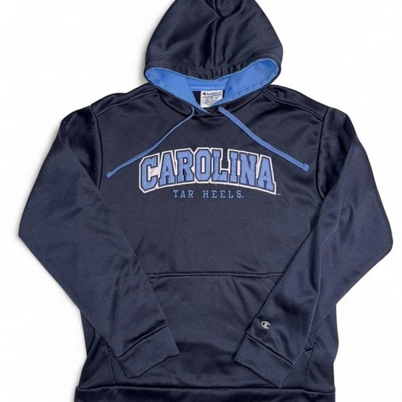 Champion Other - Champion Men's Size Medium Carolina Blue & Navy Tar Heels Patch Pullover Hoodie